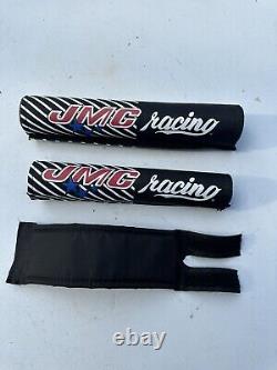 Old School BMX JMC Flite USA Pad Set Black Jmc Racing