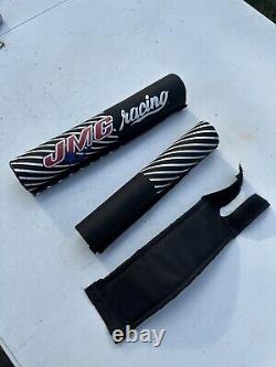 Old School BMX JMC Flite USA Pad Set Black Jmc Racing