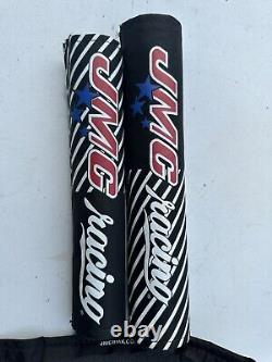 Old School BMX JMC Flite USA Pad Set Black Jmc Racing