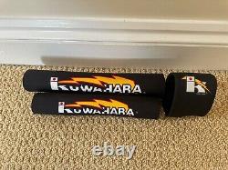 Old School BMX Kuwahara Pad Set 3 Piece For Straight Bar Black