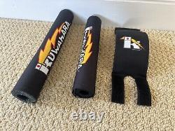 Old School BMX Kuwahara Pad Set 3 Piece For Straight Bar Black