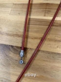 Old School BMX NOS Dia Compe 1983 Brake Cables In Rare Candy Red Vintage SE bmx