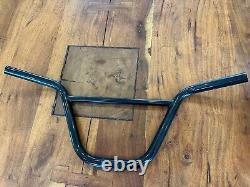 Old School BMX Nitto Black Crmo Handle Bars Year 1983 Very Nice! Genuine 80's