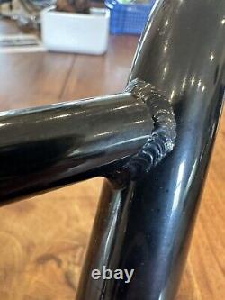 Old School BMX Nitto Black Crmo Handle Bars Year 1983 Very Nice! Genuine 80's