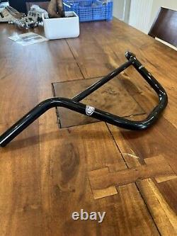 Old School BMX Nitto Black Crmo Handle Bars Year 1983 Very Nice! Genuine 80's