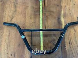 Old School BMX Nitto Black Crmo Handle Bars Year 1983 Very Nice! Genuine 80's