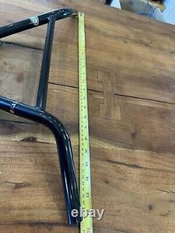 Old School BMX Nitto Black Crmo Handle Bars Year 1983 Very Nice! Genuine 80's