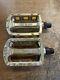 Old School Bmx Pedals Sr Pedals P466 Made In Japan 9/16 Thread