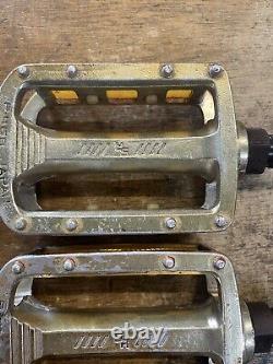 Old School BMX Pedals SR Pedals P466 Made In Japan 9/16 Thread