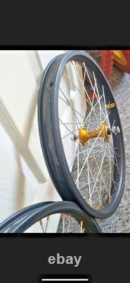 Old School BMX. Rare 80s Graphite ACS Zrims. Near Mint Condtion