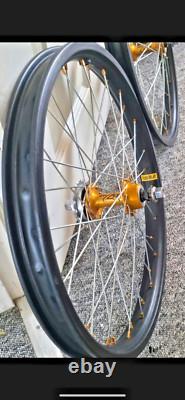 Old School BMX. Rare 80s Graphite ACS Zrims. Near Mint Condtion