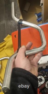 Old School BMX Rare 80s Renthals Race Handlebars Stamped. In Superb used Condtion