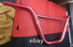 Old School BMX. Rare Red 80s Race Inc Handlebars