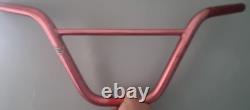 Old School BMX. Rare Red 80s Race Inc Handlebars