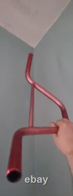 Old School BMX. Rare Red 80s Race Inc Handlebars