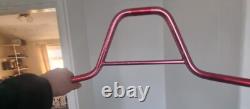 Old School BMX. Rare Red 80s Race Inc Handlebars
