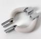 Old School Bmx Rear Frame Stander Spinner Pegs, White, Freestyle Og 80s 1980s