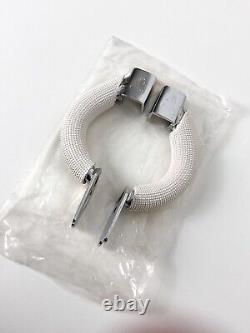 Old School BMX Rear Frame Stander Spinner Pegs, White, Freestyle OG 80s 1980s
