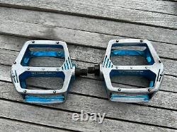 Old School BMX Shimano Dx Blue 1/2 Pedals 1980's Genuine