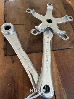 Old School BMX Takagi Ultra Dyno 170 BMX Cranks Japan 1980's