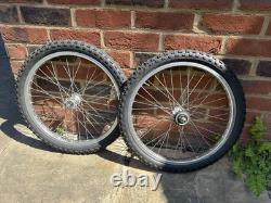 Old School BMX Weinmann 7c Wheel Set Mallard Helicomatic Hubs Kenda Tyres