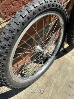 Old School BMX Weinmann 7c Wheel Set Mallard Helicomatic Hubs Kenda Tyres
