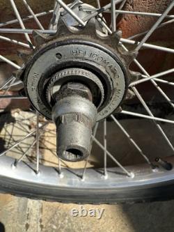 Old School BMX Weinmann 7c Wheel Set Mallard Helicomatic Hubs Kenda Tyres