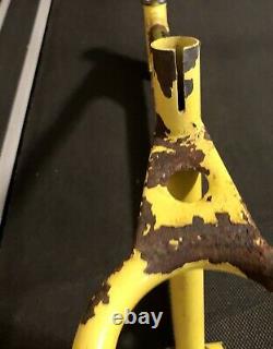 Old School Bmx 1977 Mongoose Frame Lower Gusset Patina