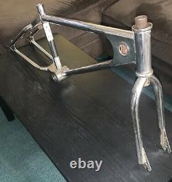 Old School Bmx 1982 Original Mongoose Frame With Trx 1h Fork As Shown