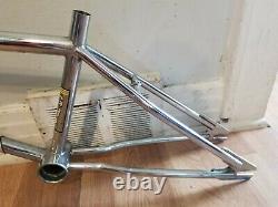 Old School Bmx 1984 Chrome Ghp Phase 1 20 Frame Fork Headset Og Rare Vintage