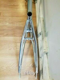 Old School Bmx 1984 Chrome Ghp Phase 1 20 Frame Fork Headset Og Rare Vintage