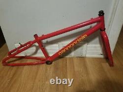 Old School Bmx 1995 Cannondale 24 Cruiser Frame Fork Headset Vintage Rare Htf