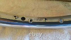 Old School Bmx Araya Aero Rim Polished 20x1.75 36 Hole Vintage Rare Htf