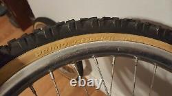 Old School Bmx Araya Aero Rims Suzue Sealed Hubs 20 X 1.75 Silver Vintage Rare