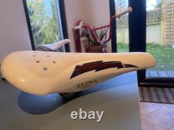 Old School Bmx Elina Taihei Lightning Bolt Seat Vintage 80s Original Saddle Kuwi