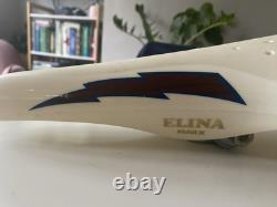 Old School Bmx Elina Taihei Lightning Bolt Seat Vintage 80s Original Saddle Kuwi