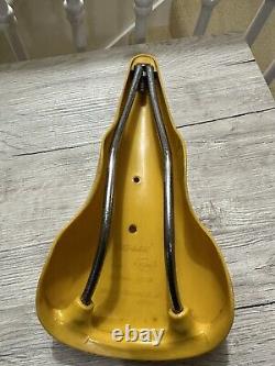 Old School Bmx Kashimax Mx Seat Early 80s Yellow