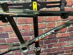 Old School Bmx MX Frame Freestyle Leader Canada Bmx MX Frame Black Frameset