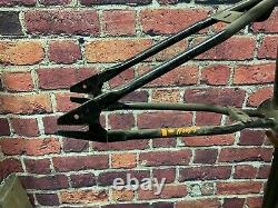 Old School Bmx MX Frame Freestyle Leader Canada Bmx MX Frame Black Frameset