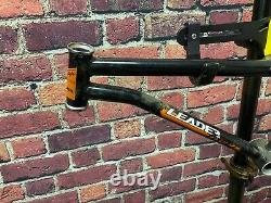 Old School Bmx MX Frame Freestyle Leader Canada Bmx MX Frame Black Frameset