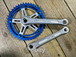 Old School Bmx MX Sugino Crankset 170mm Crank 44t Super Mighty Japan Used