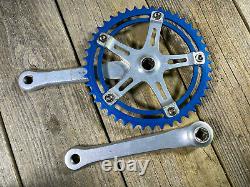 Old School Bmx MX Sugino Crankset 170mm Crank 44t Super Mighty Japan Used