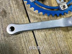 Old School Bmx MX Sugino Crankset 170mm Crank 44t Super Mighty Japan Used