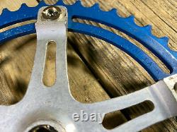 Old School Bmx MX Sugino Crankset 170mm Crank 44t Super Mighty Japan Used