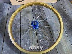 Old School Bmx MX Wheelset Weinmann 20 Inch Rims Maillard Hubs Nos 20 Wheels