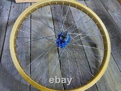 Old School Bmx MX Wheelset Weinmann 20 Inch Rims Maillard Hubs Nos 20 Wheels