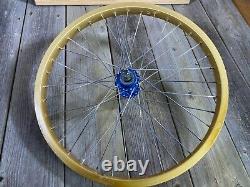 Old School Bmx MX Wheelset Weinmann 20 Inch Rims Maillard Hubs Nos 20 Wheels