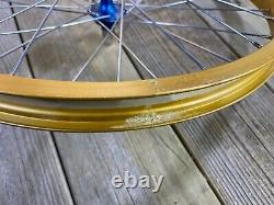 Old School Bmx MX Wheelset Weinmann 20 Inch Rims Maillard Hubs Nos 20 Wheels