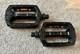 Old School Bmx Mks Bm15 Pedals Black 9/16 For 3pc, Nos With Some Small Marks