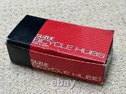 Old School Bmx Nos Suzue Chrome Hubs -new Old Stock -boxed Genuine 80s